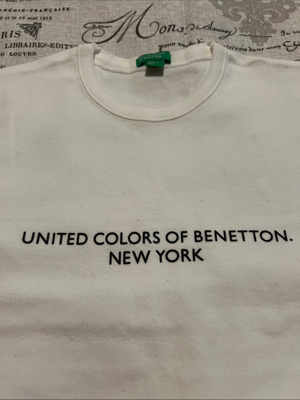 United Colors Of Benetton White Crewneck T-Shirt